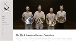 Desktop Screenshot of northamericanracquets.com